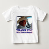 George Bush/Danke! Baby T-shirt (Vorderseite)