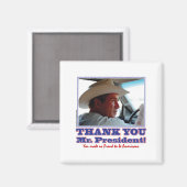 George Bush/Danke! Magnet (Vorderseite/Rückseite)