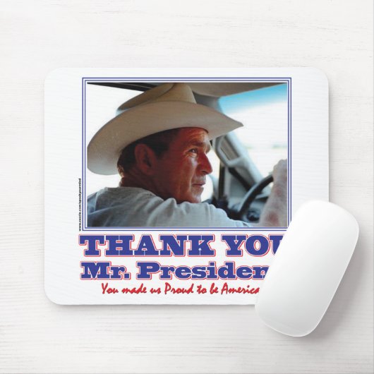 George Bush/Danke! Mousepad (Mit Mouse)