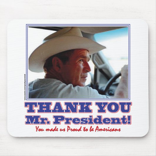 George Bush/Danke! Mousepad (Vorne)
