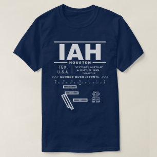 George Bush Intercontinental Airport IAH T - Shirt