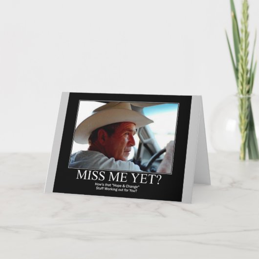 George Bush Karte (Vorderseite)