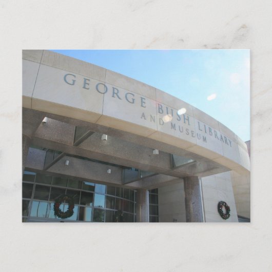 George Bush Library Postkarte (Vorderseite)