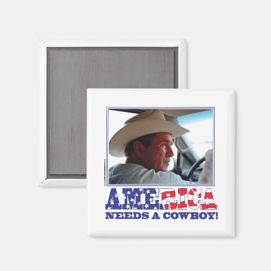 George Bush Magnet (Vorderseite/Rückseite)