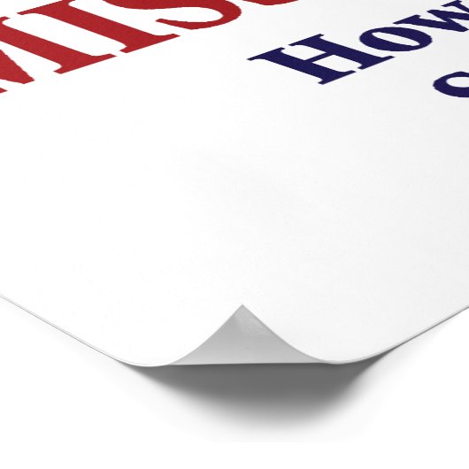 George Bush/Miss Me nur ein bisschen? Poster (Ecke)