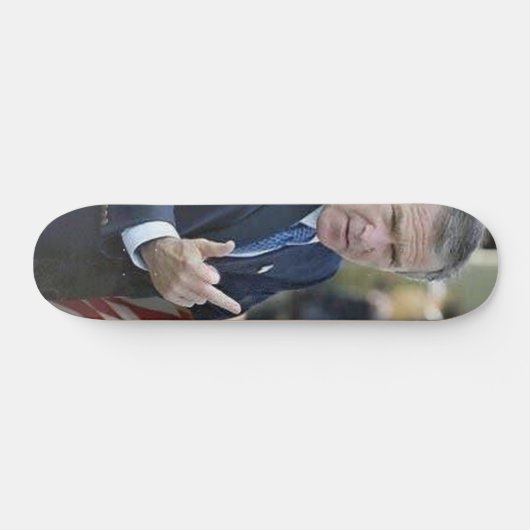 George Bush-Mittelfinger-Skateboards Skateboard (Horizontal)