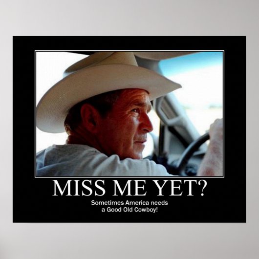 George Bush Poster (Vorne)