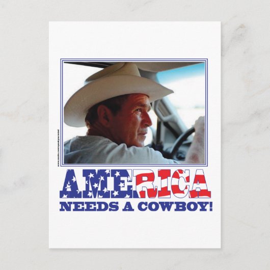 George Bush Postkarte (Vorderseite)