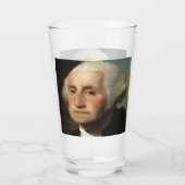 George Bush Präsident der USA Glas (Rückseite)