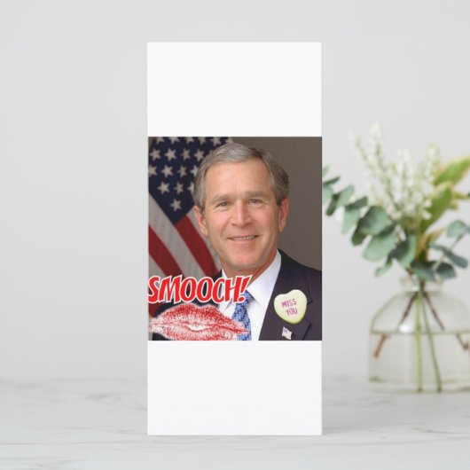 George Bush Valentinstag (Stehend Vorderseite)