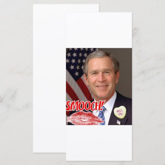 George Bush Valentinstag (Vorne/Hinten)