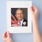 George Bush Valentinstag Flyer (Hand)