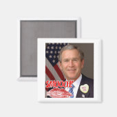 George Bush Valentinstag Magnet (Vorderseite/Rückseite)