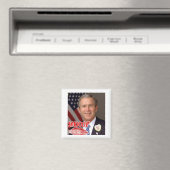 George Bush Valentinstag Magnet (In Situ (Geschirrspüler))