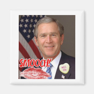 George Bush Valentinstag Magnet