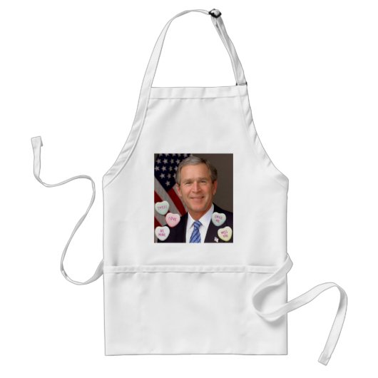 George Bush Valentinstag Schürze (Vorne)
