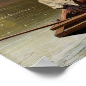 George Caleb Bingham Boatmen auf dem Missouri Poster (Ecke)