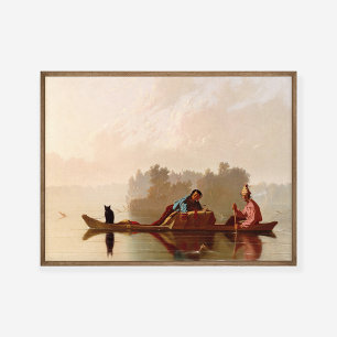 George Caleb Bingham Fur Traders Missouri Poster