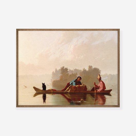 George Caleb Bingham Fur Traders Missouri Poster