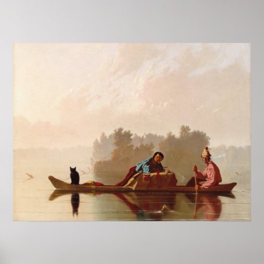 George Caleb Bingham Fur Traders Missouri Poster (Vorne)