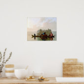 George Caleb Bingham Fur Traders Poster (Küche)