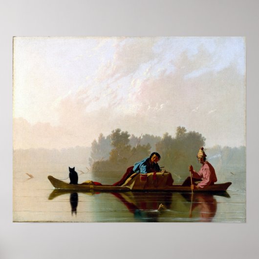 George Caleb Bingham Fur Traders Poster (Vorne)