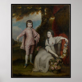 George Capel, Viscount Malden und Lady Elizabeth Poster