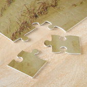 George Catlin attackierte den Grizzly Bär 1844 Puzzle (Seite)