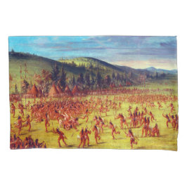 George Catlin Ballspiel der Choctaw Ball Up Kissenbezug