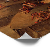 George Catlin Bird's eye View of the Mandan Poster (Ecke)