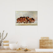 George Catlin Buffalo Tanz, Mandan Poster (Küche)