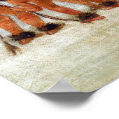 George Catlin Buffalo Tanz, Mandan Poster (Ecke)