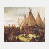 George Catlin Circa 1850, Sioux War Council Fleecedecke (Vorderseite (Horizontal))