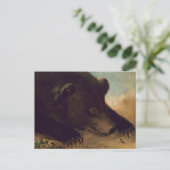 George Catlin - Grizzly Bear and Mouse Postcard Postkarte (Stehend Vorderseite)