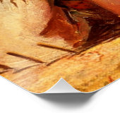 George Catlin, Indian Wigwam, American Frontier Poster (Ecke)