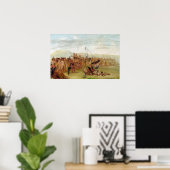 George Catlin Selbstfolter in einem Sechs-Religiös Poster (Heimbüro)