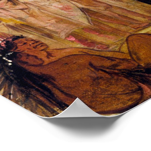 George Catlin Selbstfolter in einem Sechs-Religiös Poster (Ecke)