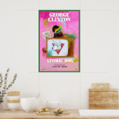 George Clinton Computerspiele 1982 Werbeplakat Poster (Küche)