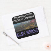 GEORGE CLINTON KUSH QUADRATISCHER AUFKLEBER (Umschlag)