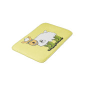 George das Schaf Badematte (Schrägansicht)