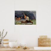 George de Forest Brush The Else Chase Poster (Küche)