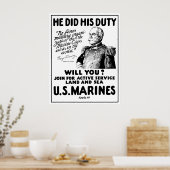 George Dewey US Marines Poster (Küche)