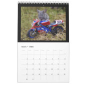 George die Maus in einem Blockhaufen-Kalender Kalender (Mär 2026)