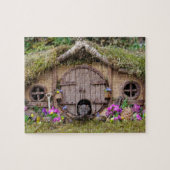 George die Maus in einem Holzhaufen Haus Puzzle (Horizontal)