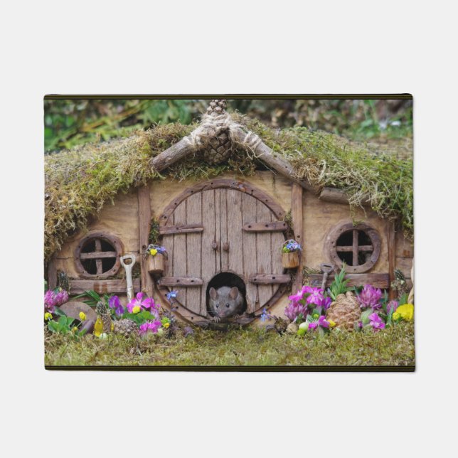 George die Maus-Türmatte  Fußmatte (Vorderseite)