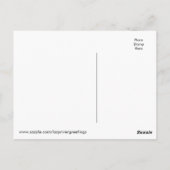 George Durrie Yellow Rustikales Landhaus Postkarte (Rückseite)