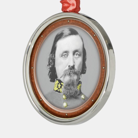 George Edward Pickett Silbernes Ornament (Links)