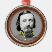 George Edward Pickett Silbernes Ornament (Vorne)