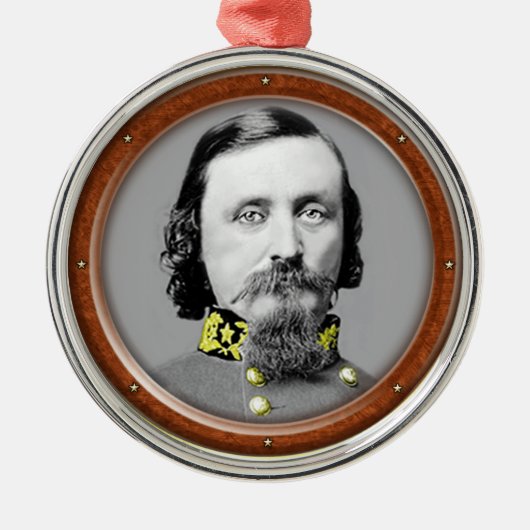 George Edward Pickett Silbernes Ornament (Vorne)