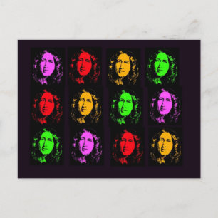 George Eliot Collage Postkarte